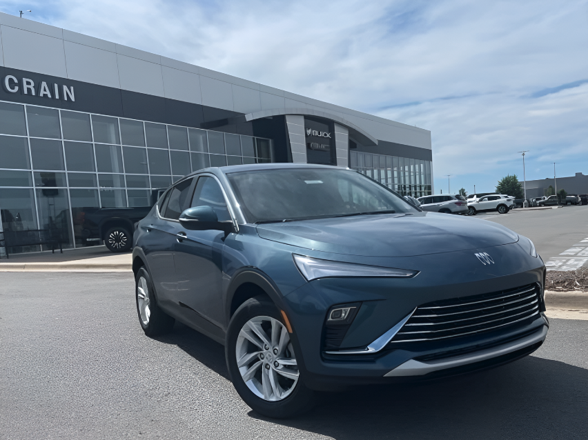 2024 Buick Envista parked outside Crain Buick GMC in Conway, Arkansas